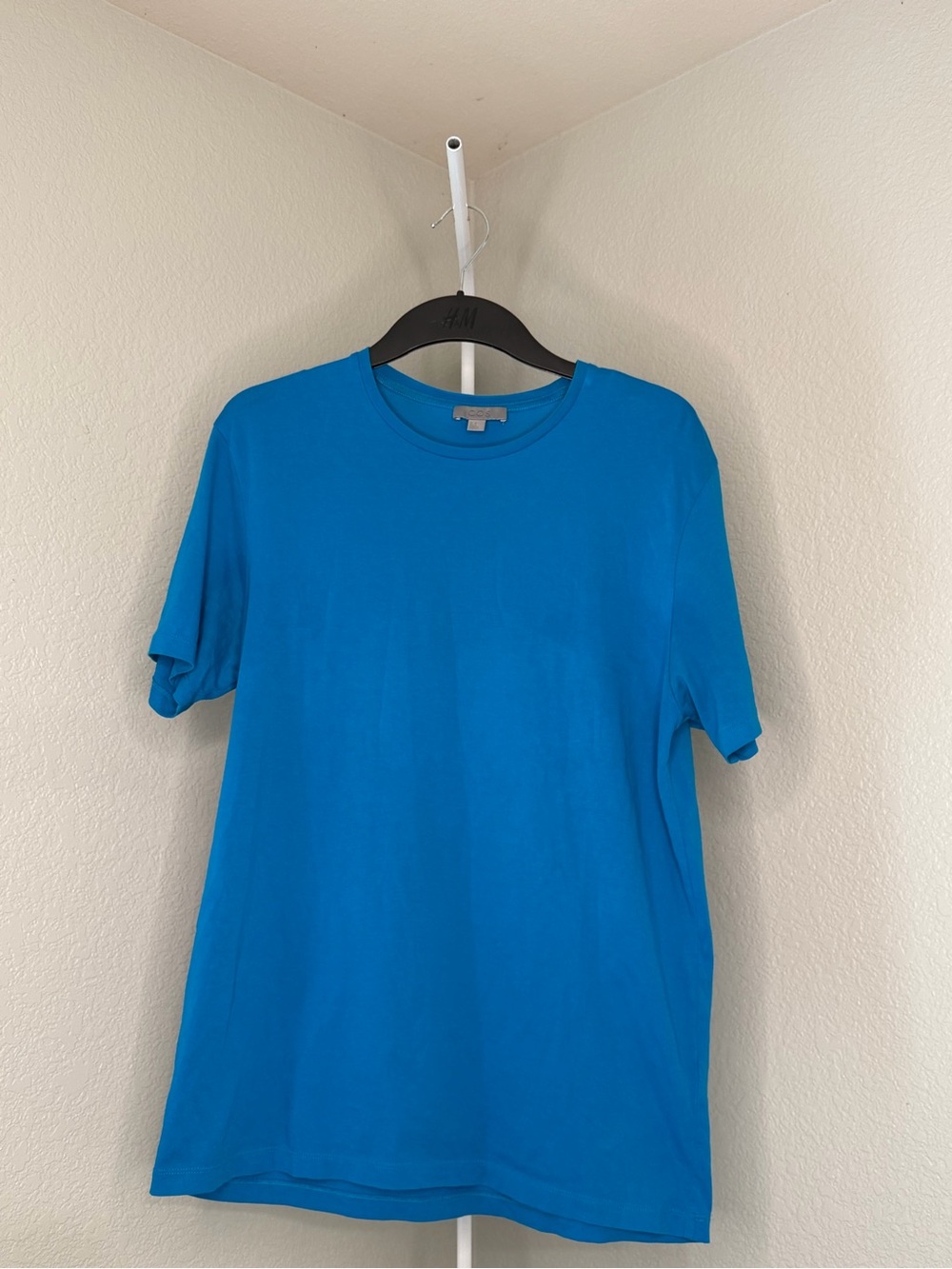 COS Men's Crewneck Tee in Vibrant Blue